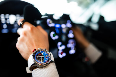 Edox Chronorally Quartz Chronograph 38001 TINR BUDN BMW Limited Edition 2000pcs (+ pasek zamienny)
