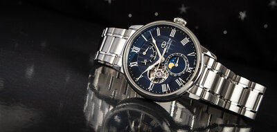 Orient Star Classic M45 F7 Moonphase Open Heart Automatic RE-AY0103L00B