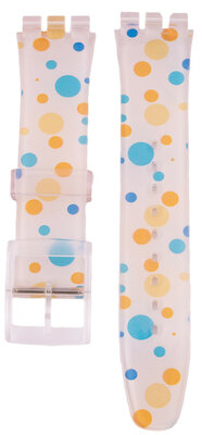 pasek plastikowy Ricardo Barletta 19mm (do Swatch), kolorowy V2