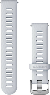 Pasek silikonowy Garmin 18mm (do Venu 2S, Vívoactive 4S, Vívomove 3S itp.), biały, Quick Release, 010-11251-3F