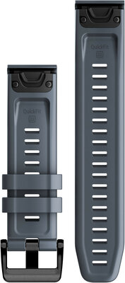 Pasek silikonowy Garmin 22mm (do Garmin Fenix 8/7/6 (47mm), Epix 2 itp.), niebieski V2, QuickFit, 010-13111-05