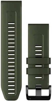 Silikonowy pasek Garmin 26mm (pro Garmin Fenix 8/7X/6X (51mm), Tactix aj.), zielony V1, QuickFit