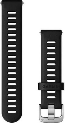 Silikonowy pasek Garmin 18mm (pro Venu 2S, Vívoactive 4S, Vívomove 3S), czarny, Quick Release