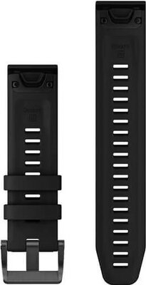Pasek silikonowy Garmin 22mm (do Garmin Fenix 8/7/6 (47mm), Epix 2 itp.), czarny, QuickFit, + przedłużona część, 010-13113-02