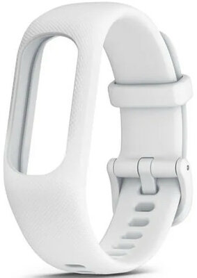 Silikonowy pasek Garmin (pro Vívosmart 5), biały, rozmiar S/M
