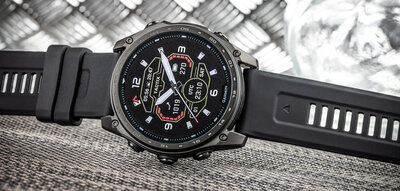 Silikonowy pasek Ricardo 26mm (pro Garmin Fenix 8/7X/6X (51mm), Tactix aj.), czarny, QuickFit