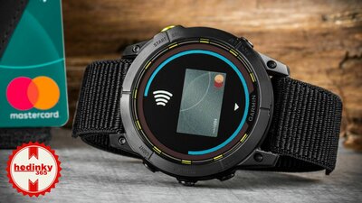 Garmin Enduro 2 Carbon Gray DLC Titanium / Black UltraFit Nylon Strap (+ zamienny pasek)