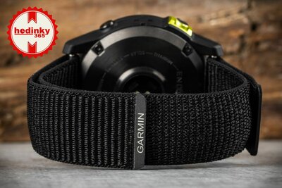 Garmin Enduro 2 Carbon Gray DLC Titanium / Black UltraFit Nylon Strap (+ zamienny pasek)