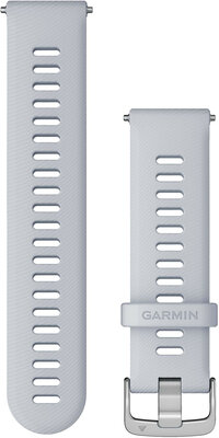 Pasek silikonowy Garmin 22mm (do Venu, Forerunner 255, Vívoactive 4 itp.), biały, Quick Release, 010-11251-3B