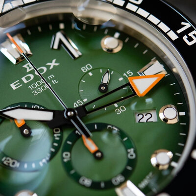 Edox CO-1 Quartz Chronograph 10242-TIN-VIN