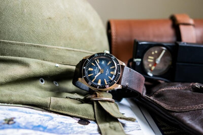 Edox SkyDiver Bronze Date Automatic 80126-brn-buidr Limited