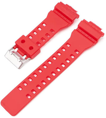 Plastikowy pasek  Ricardo 16mm (pro Casio G-Shock GA-100, GA-110, GD-120, GLS-100), czerwony