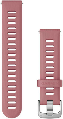 Silikonowy pasek Garmin 18mm (pro Venu 2S, Vívoactive 4S, Vívomove 3S), różowy, Quick Release