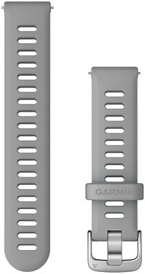 Silikonowy pasek Garmin 18mm (pro Venu 2S, Vívoactive 4S, Vívomove 3S), szary V1, Quick Release