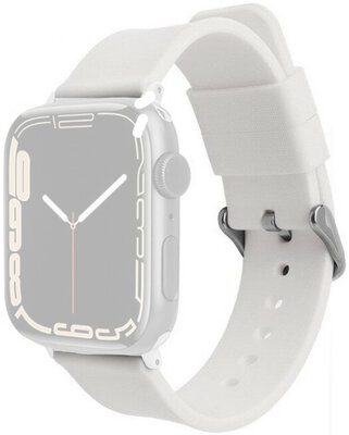 pasek silikonowy Ricardo (do Apple Watch 38/40/41mm), biały V2