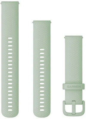 Silikonowy pasek Garmin 20mm (pro Venu, Venu Sq, Venu 2 plus aj.), zielony, Quick Release, + przedłużona część 