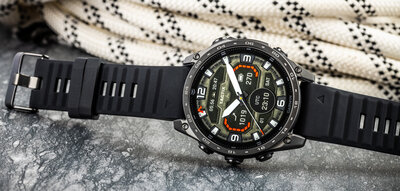 Silikonowy pasek Ricardo 22mm (pro Garmin Fenix 8/7/6 (47mm), Epix 2 aj.), czarny V1, QuickFit