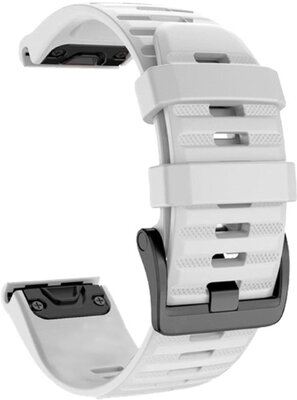Pasek silikonowy Ricardo Livigno 20mm, White, QuickFit