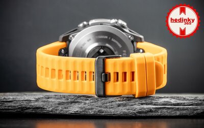 Pasek silikonowy Ricardo Livigno 22mm, Orange, QuickFit