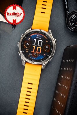 Pasek silikonowy Ricardo Livigno 22mm, Orange, QuickFit