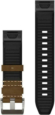 Pasek skórzany Garmin 22mm (do Garmin Fenix 8/7/6 (47mm), Epix 2 itd.), brązowy V4, QuickFit, 010-13225-07