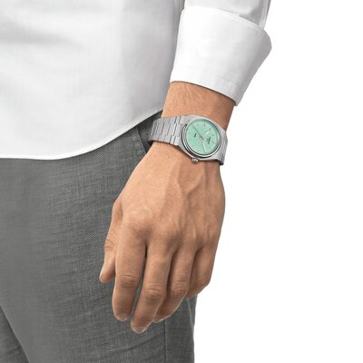 Tissot PRX Quartz T137.410.11.091.01 (w kolorze Tiffany Blue)