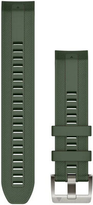 Silikonowy pasek Garmin 22mm (pro Garmin MARQ), zielony V1