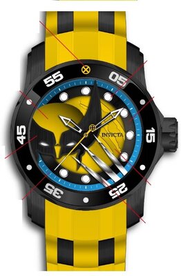 Invicta Marvel X-men Quartz 48mm 37373