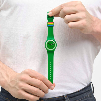 Swatch Proudly Green SO29G704