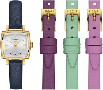 Tissot Lovely Square Summer Set Quartz T058.109.36.031.03 (+ 3x zamienny pasek)