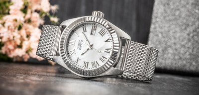 Stalowa bransoleta Ricardo Milano, srebrna, mediolańska