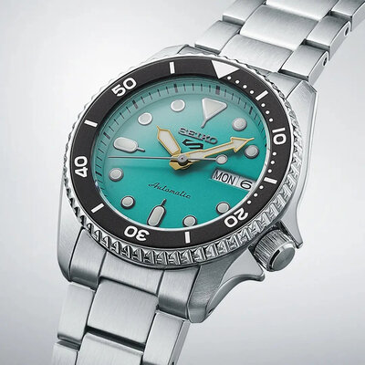 Seiko 5 Sports Automatic SRPK33K1 SKX 'Midi' Teal (w kolorze Tiffany Blue)