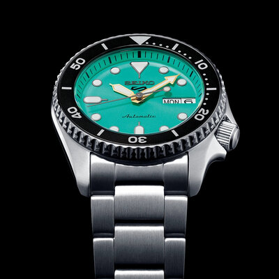 Seiko 5 Sports Automatic SRPK33K1 SKX 'Midi' Teal (w kolorze Tiffany Blue)