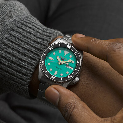 Seiko 5 Sports Automatic SRPK33K1 SKX 'Midi' Teal (w kolorze Tiffany Blue)