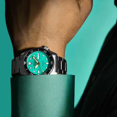 Seiko 5 Sports Automatic SRPK33K1 SKX 'Midi' Teal (w kolorze Tiffany Blue)