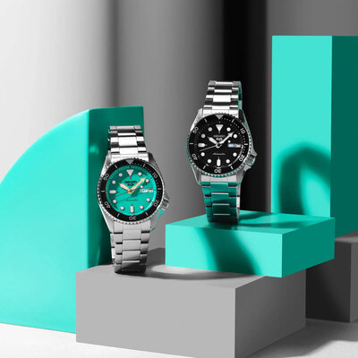 Seiko 5 Sports Automatic SRPK33K1 SKX 'Midi' Teal (w kolorze Tiffany Blue)