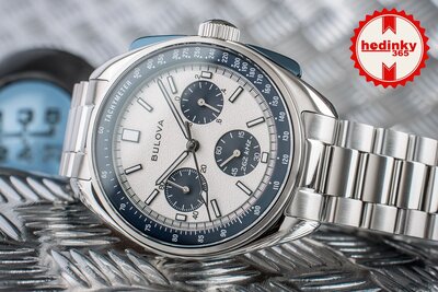 Bulova Lunar Pilot Quartz Chronograph 98K112 (+ pasek zamienny)