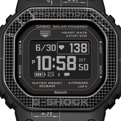 Casio G-Shock G-Squad DW-H5600EX-1ER (+ 2x pasek zamienny)