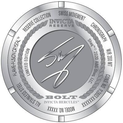 Invicta SHAQ Quartz 53mm 33415 Limited Edition