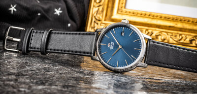 Skórzany pasek Ricardo Imola, czarny V1