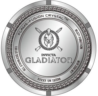 Invicta Gladiator Quartz 43mm 41122 (138 diamentów)