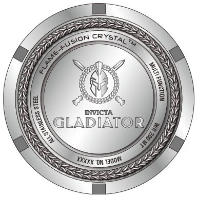 Invicta Gladiator Quartz 43mm 42232 (258 diamentów)