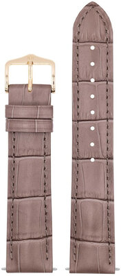 Pasek skórzany Hirsch Duke L 01028037-1, brązowy, skóra cielęca, długość L, Quick Release