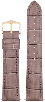 Pasek skórzany Hirsch Duke S 01028337-1, brązowy, skóra cielęca, długość S, Quick Release