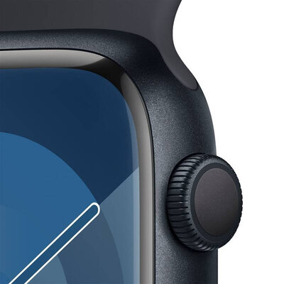 Apple Watch Series 9 GPS 41mm Midnight Aluminium Case / Midnight Sport Band - S/M