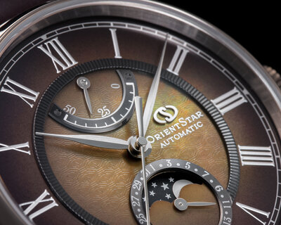 Orient Star Classic M45 F7 Moon Phase Automatic RE-AY0121A00B Lake Tazawa Limited Edition 180pcs