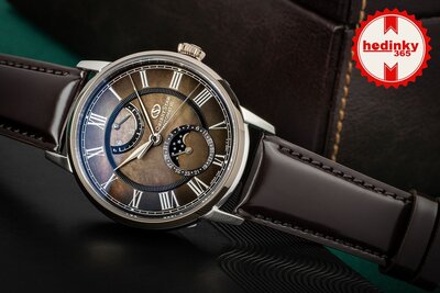 Orient Star Classic M45 F7 Moon Phase Automatic RE-AY0121A00B Lake Tazawa Limited Edition 180pcs (+ pasek zamienny)