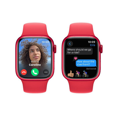 Apple Watch Series 9 GPS 41mm (PRODUCT) RED Aluminium Case / (PRODUCT) RED Sport Band - M/L