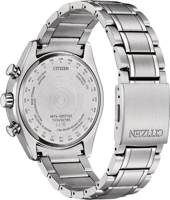 Citizen Sports Eco-Drive Radio Controlled Tsuki-yomi Moonphase Super Titanium BY1018-80E