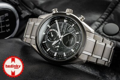 Citizen Sports Eco-Drive Radio Controlled Tsuki-yomi Moonphase Super Titanium BY1018-80E